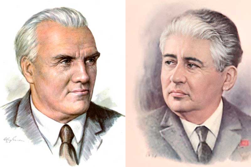 Мирзо Турсунзода ва Николай Тихонов